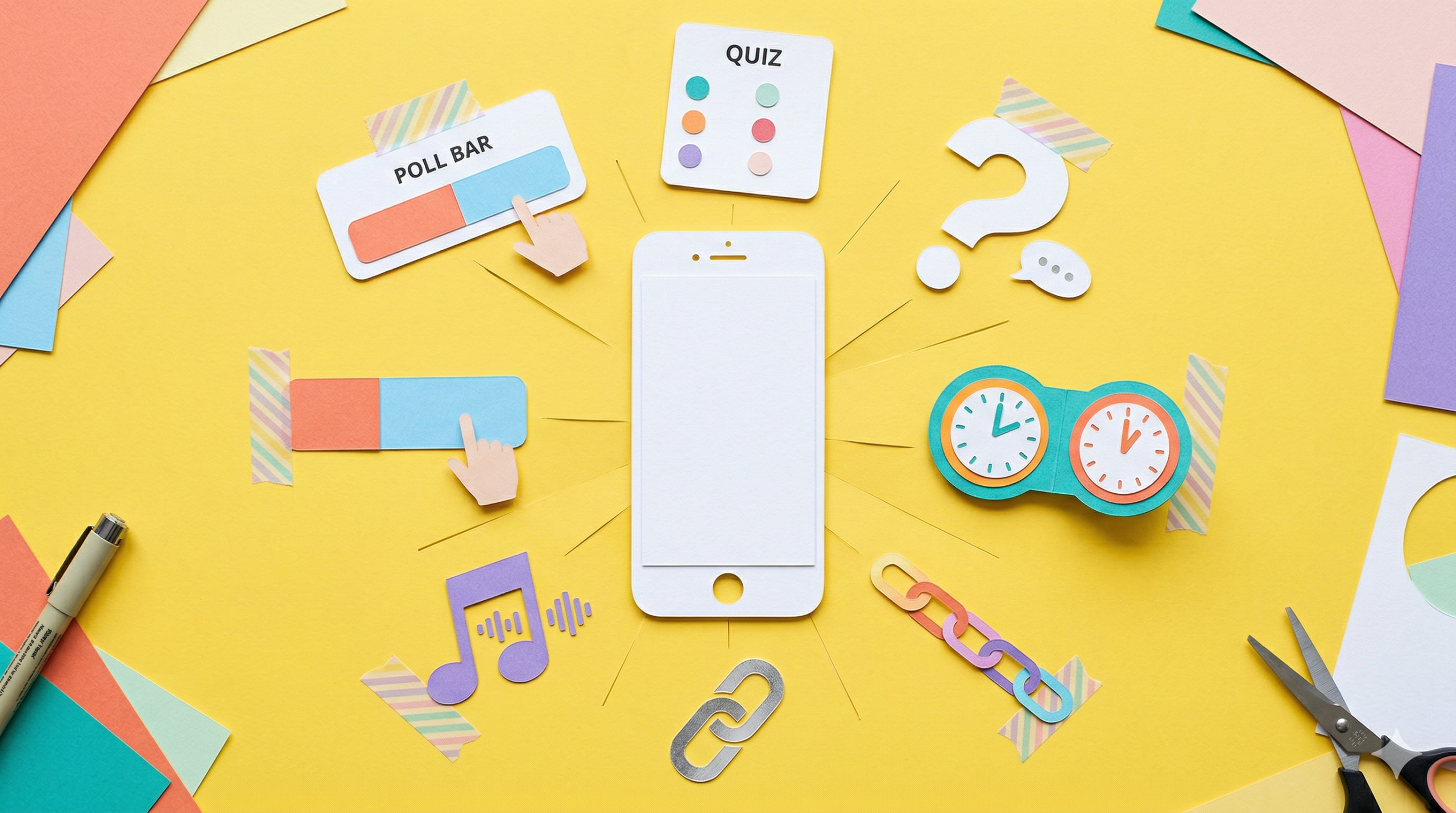 Want more engagement on your IG stories? Add interactive stickers to AI videos