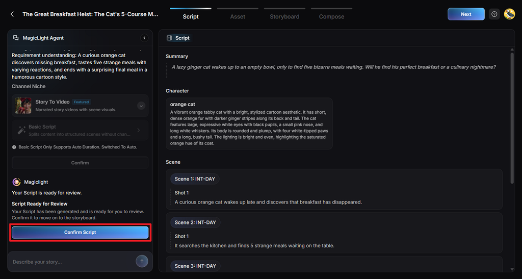 review tiktok storyline before confirmation