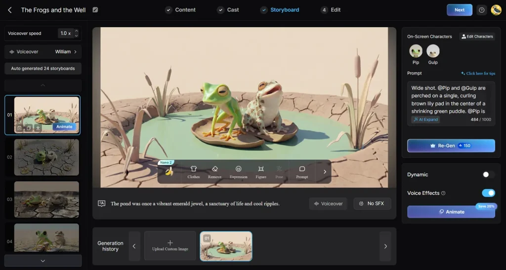ai animation generation magiclight