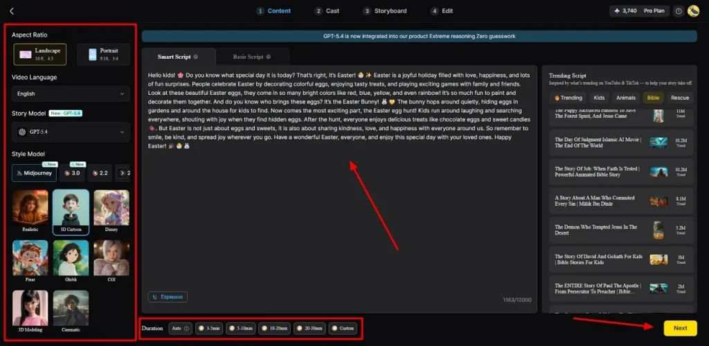 enter prompt select ai models