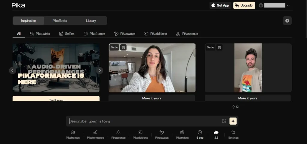 pika labs ai video generator for youtube