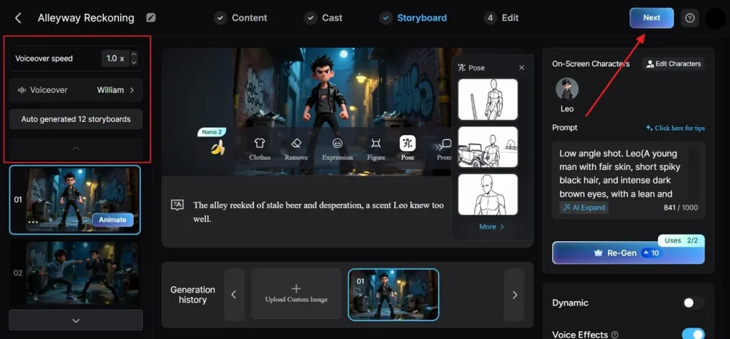 customize generated ai scenes
