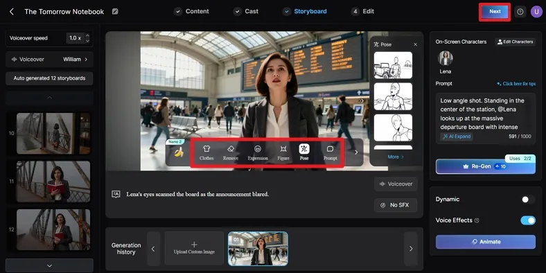 video ratio and subtitle show