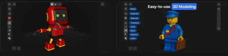 animated visuals of shapeyard app