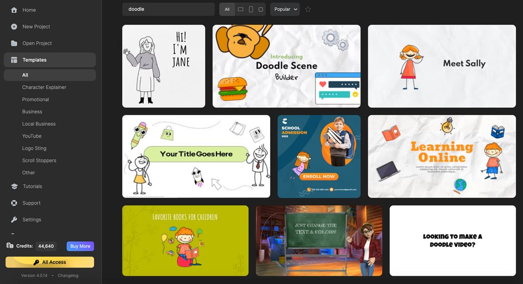 2d character timeline editor