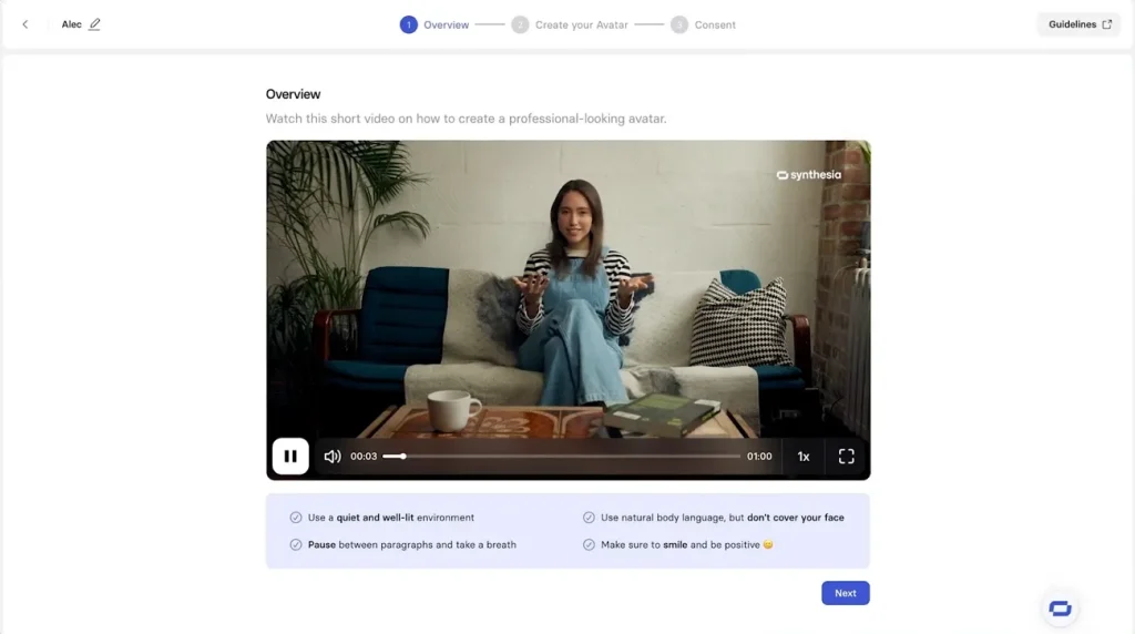 generate custom avatars lip sync videos