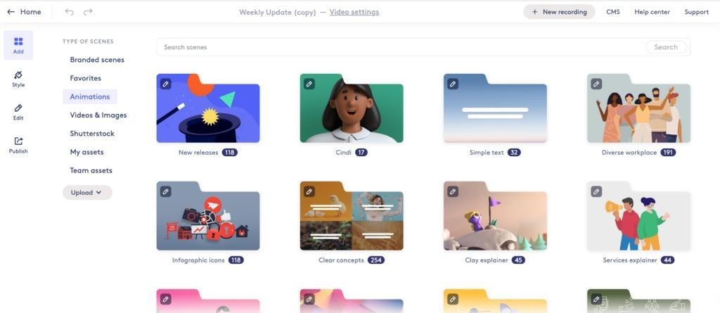 social video design gallery