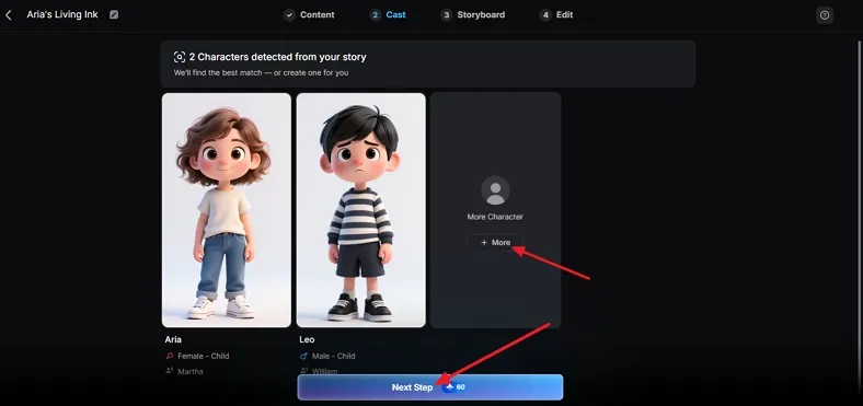 choose best characters animated video
