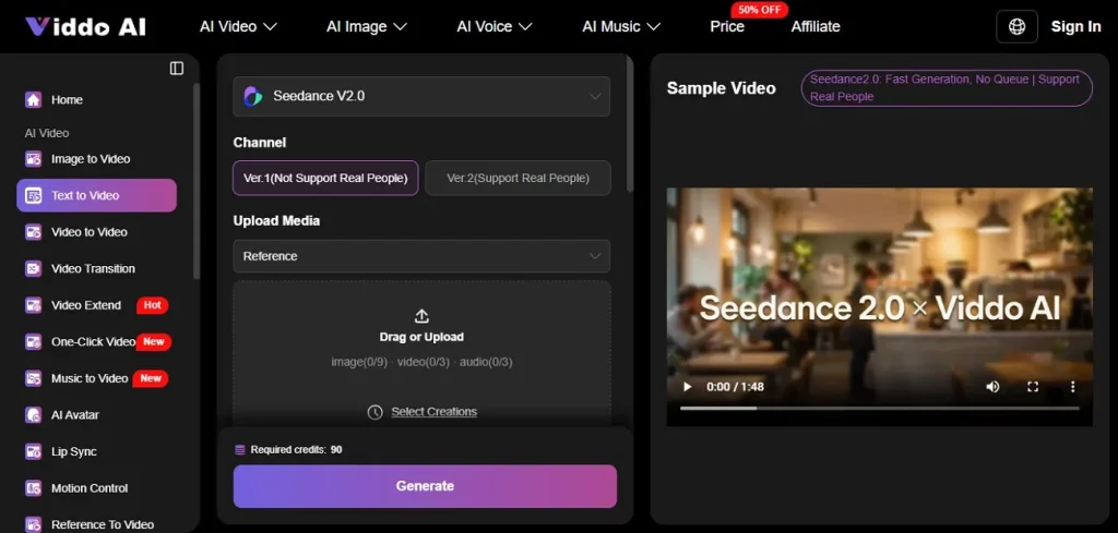 viddo ai cheapest video generator