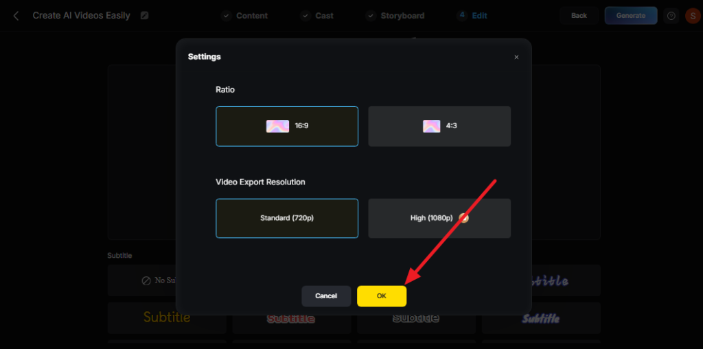 pick ratio and resolution