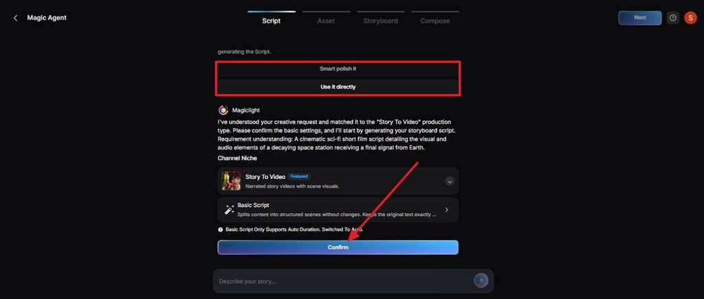 review magiclight agent script