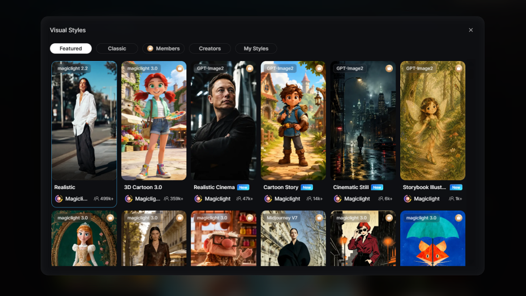 compare genre style options