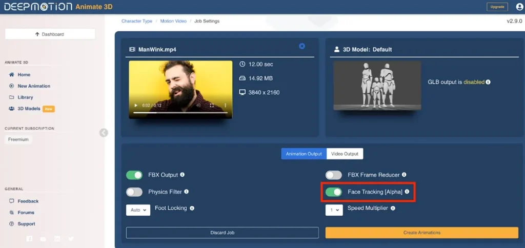 ai animation tool deepmotion motion capture