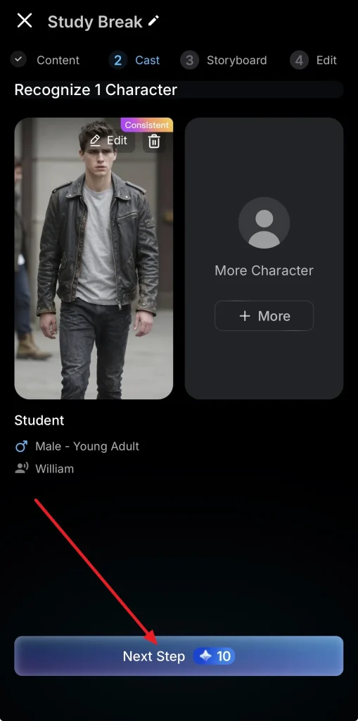 check the generated cast result