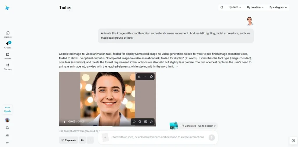 image to video of dreamina