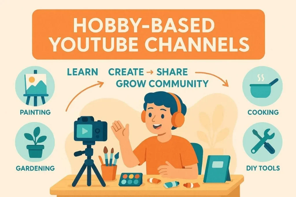 create hobby based youtube videos