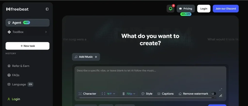 freebeat synced video creator