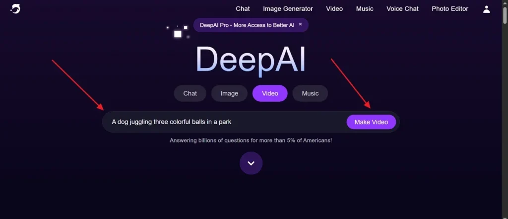 add text and make video