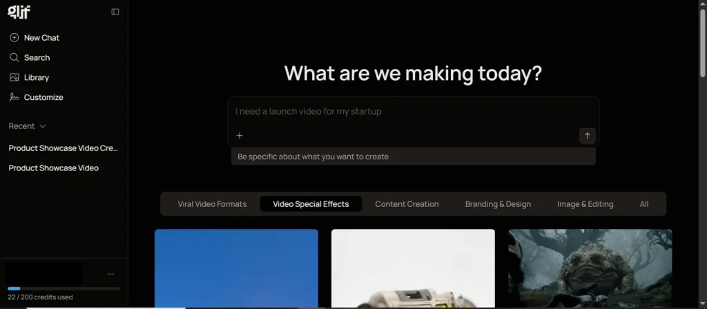 create visuals with glif ai