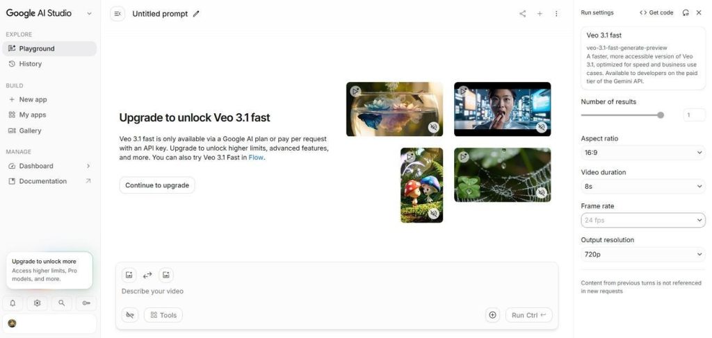 enter text videos google veo 3