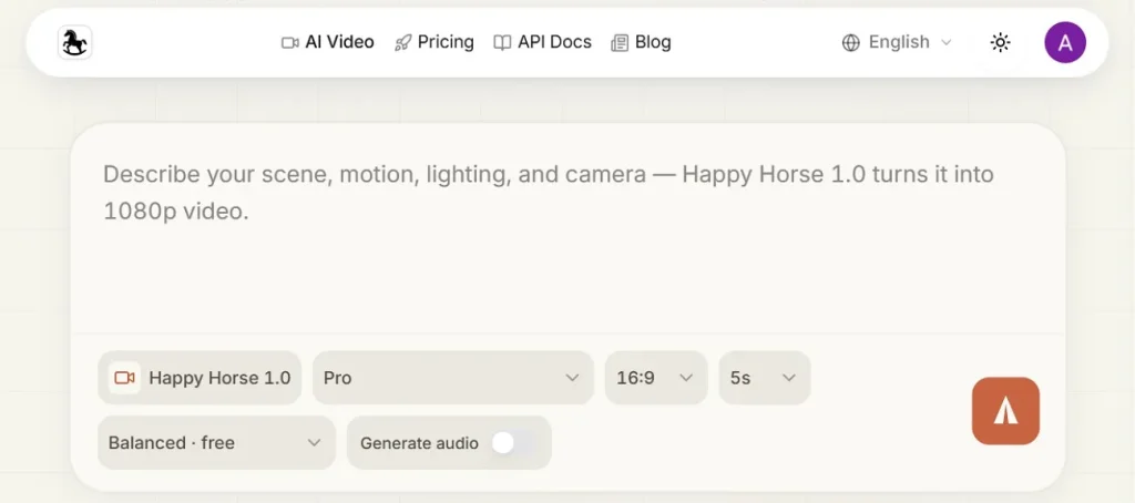 adjust settings in happyhorse ai