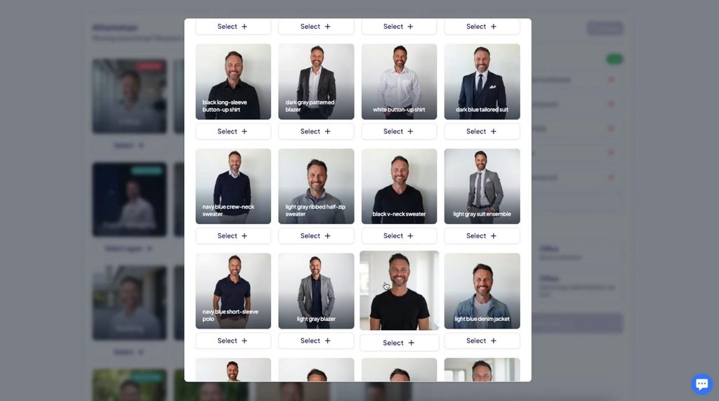 choosing consistent employee portrait styles