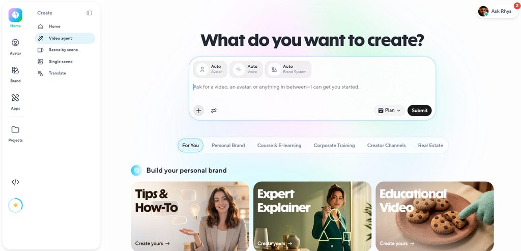 building reusable digital presenter avatars