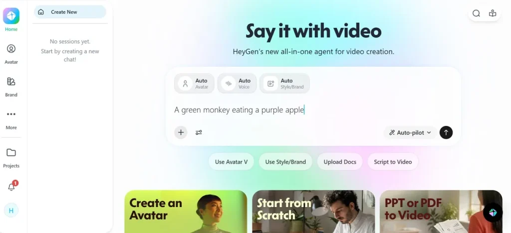 generate unrealistic videos with heygen