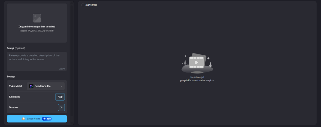 prepare uploaded image animation