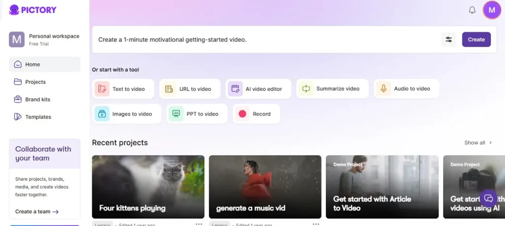 pictory ai invideo ai alternative