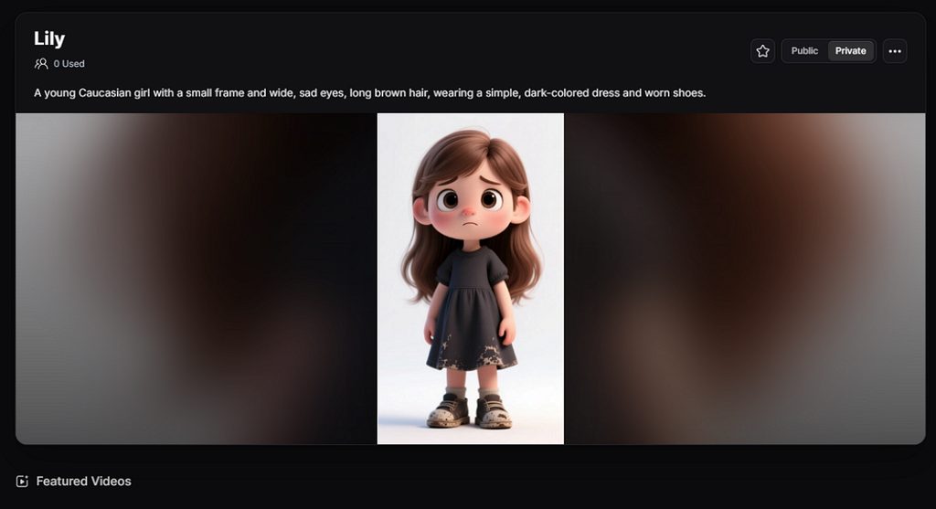 reuse the one character
