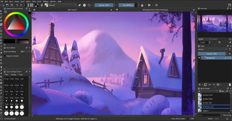 make animated videos with krita