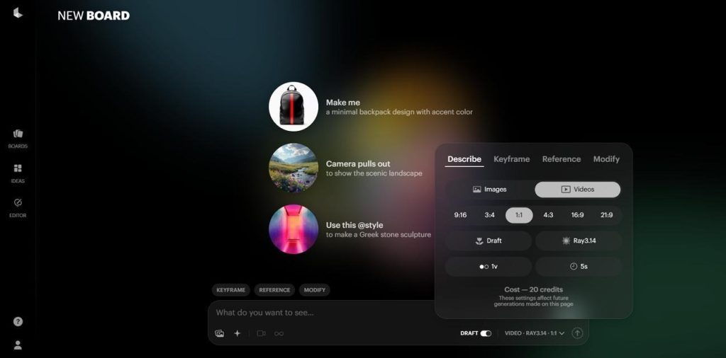 create videos aspect ratios from text