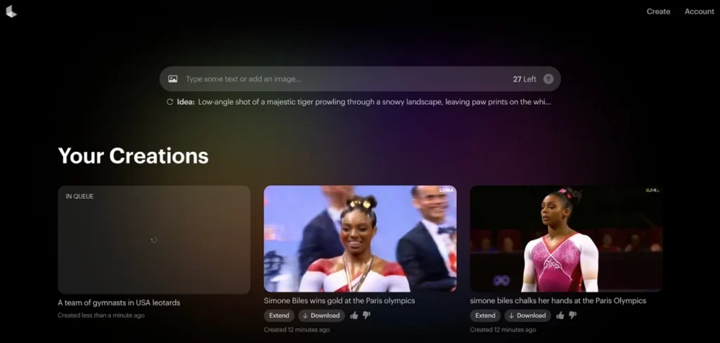 generate ai video with luma