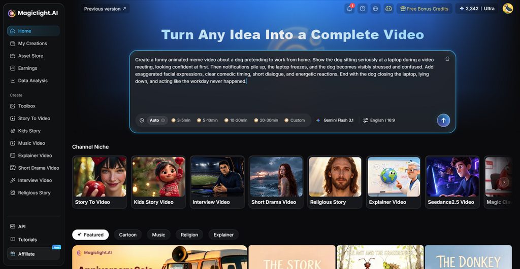 create lifelike characters from stories