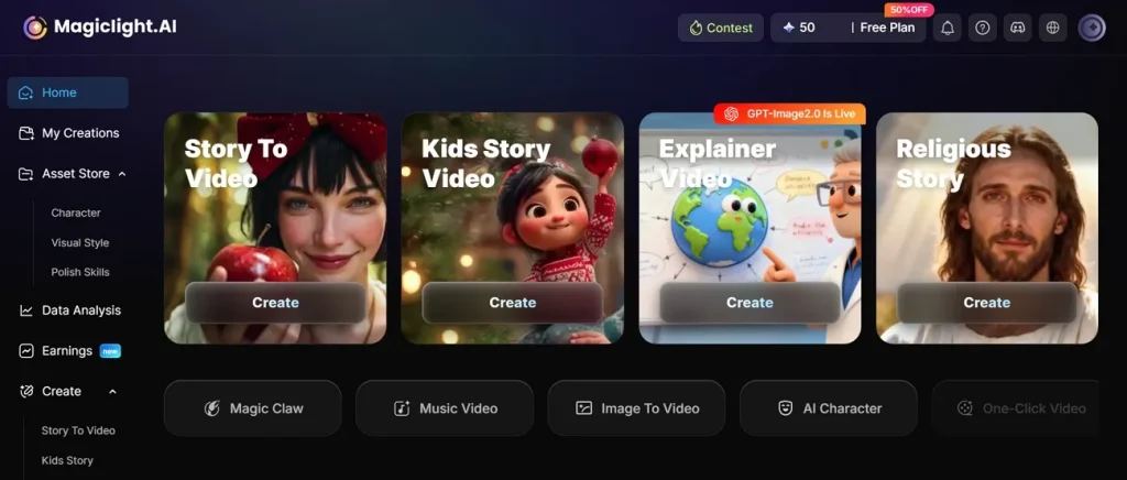 magiclight ai performance interface