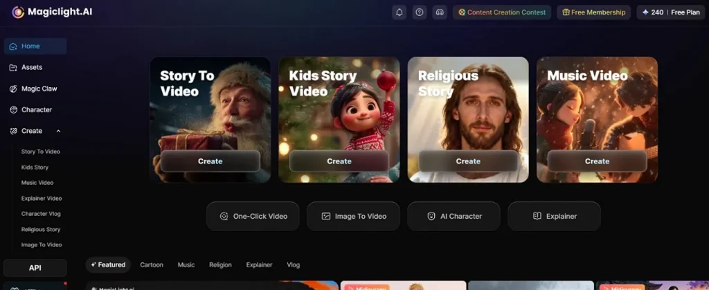 best video generator magiclight ai