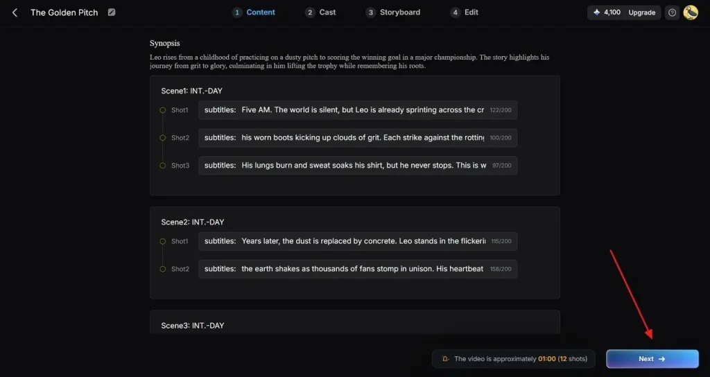 reviewing ai-generated video scenes