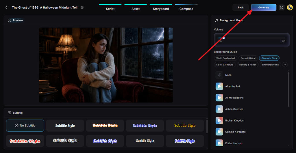customize soundtrack and caption styles