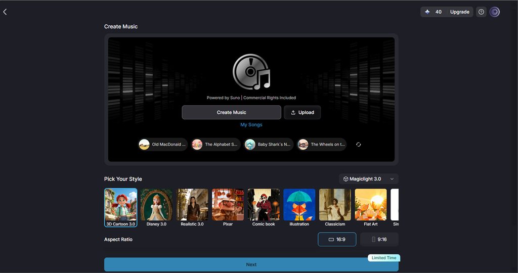 turn songs into visual stories