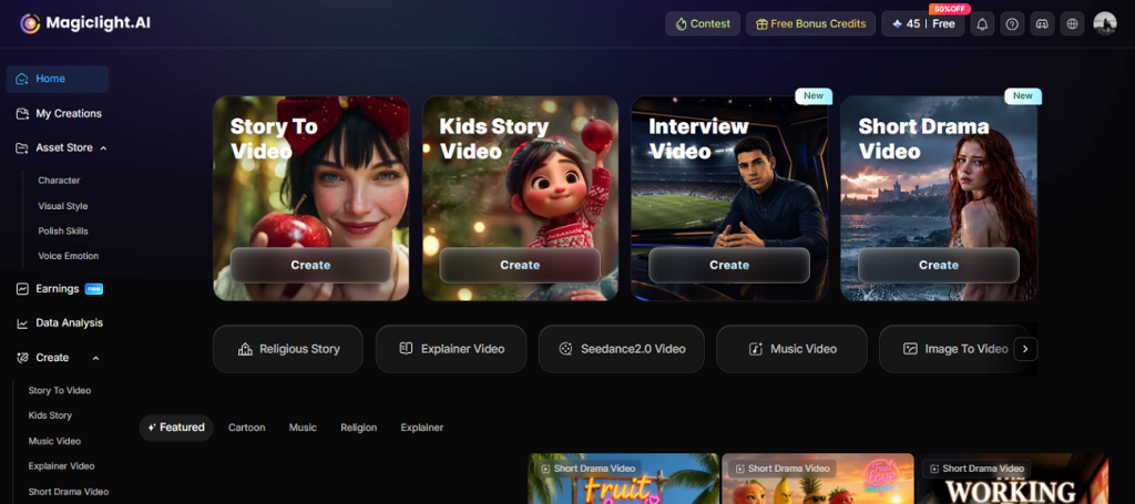 generate videos with magiclight ai