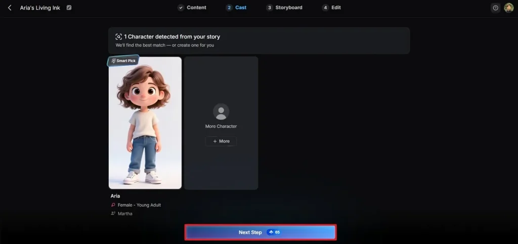 pick and customize character