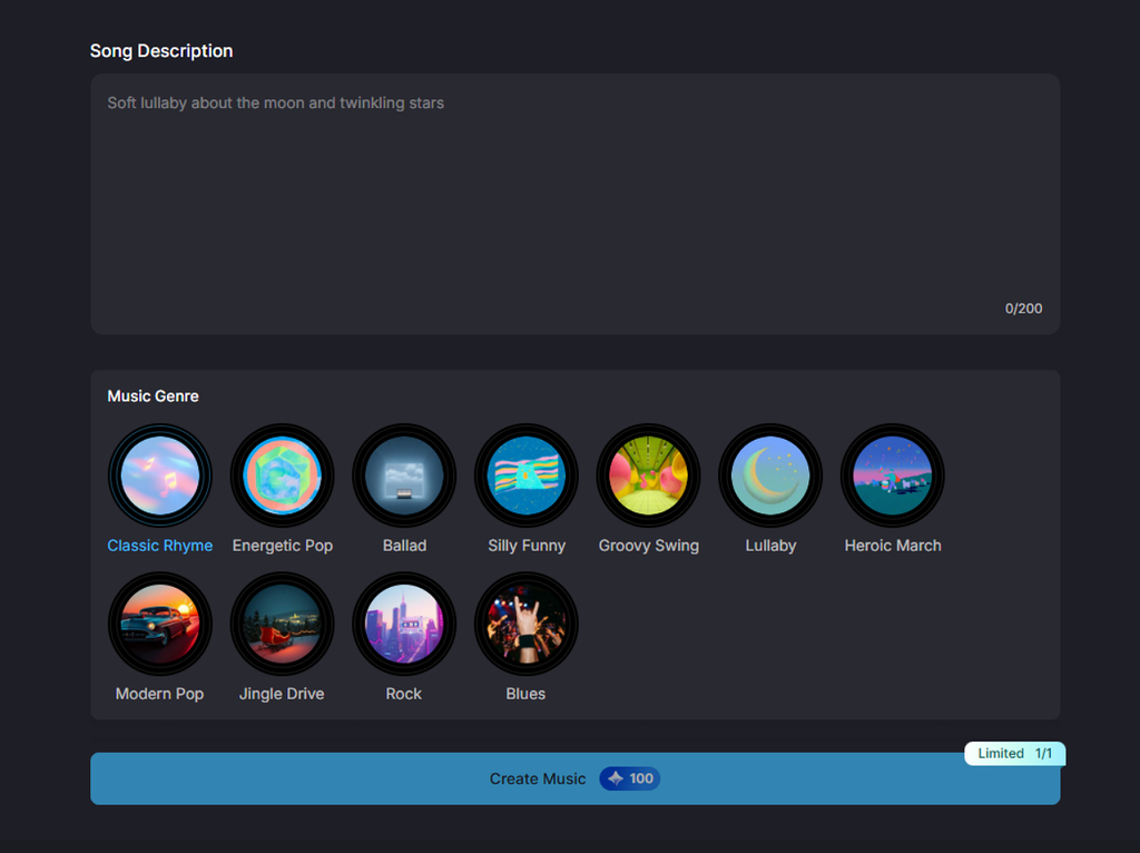 add prompt to start creation