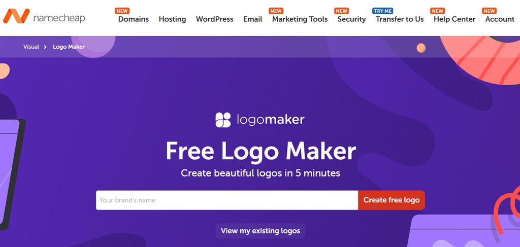 namecheap free logo maker