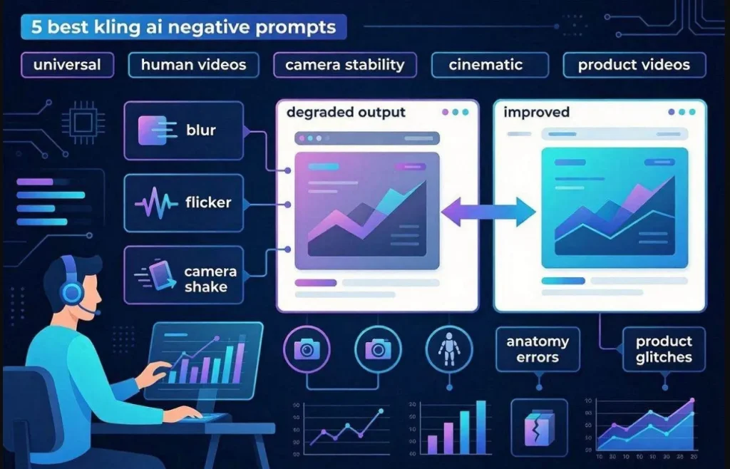 list kling ai negative prompt