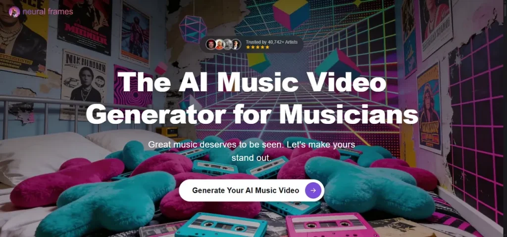 best ai music video generator neural frame