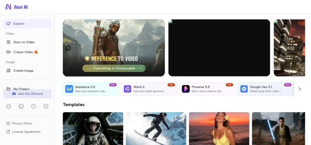 ai video generator no limit novi ai