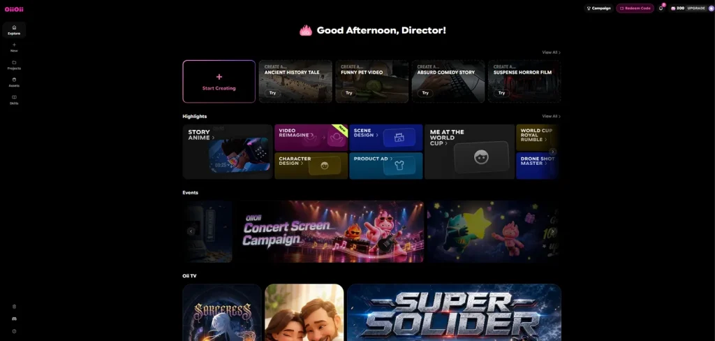 video generator oiioii ai