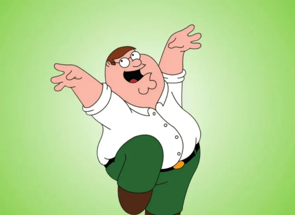 peter posing with excitement