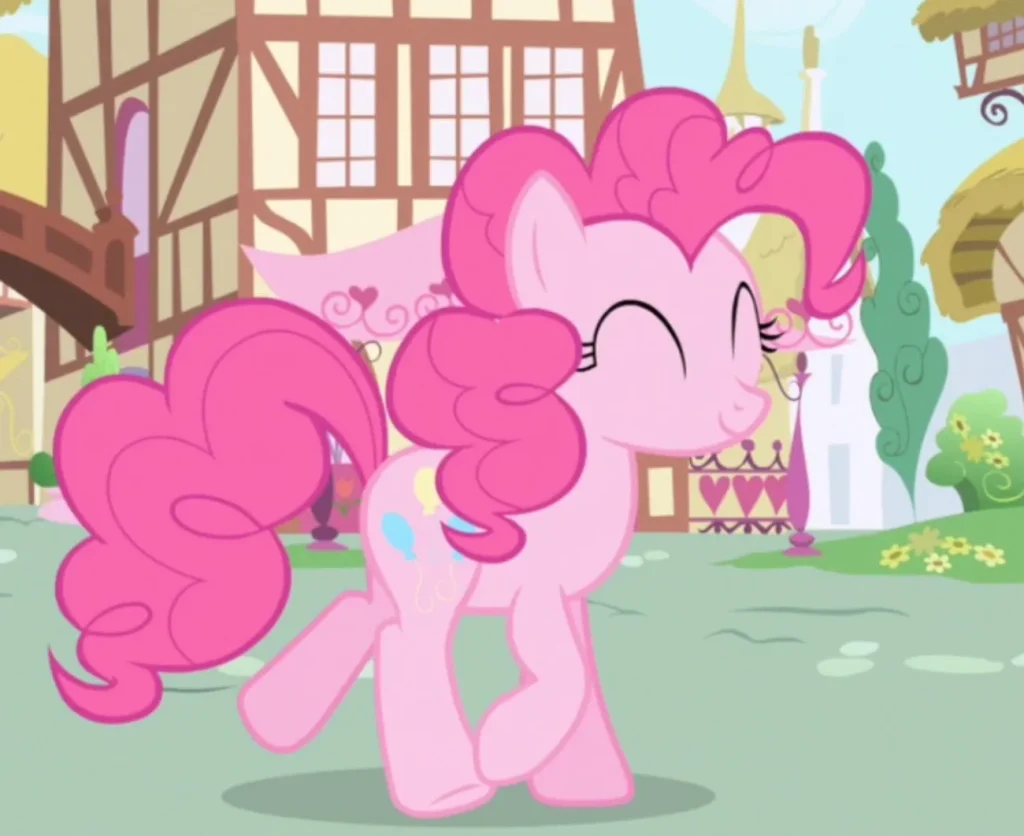 pinkie pie smiling brightly